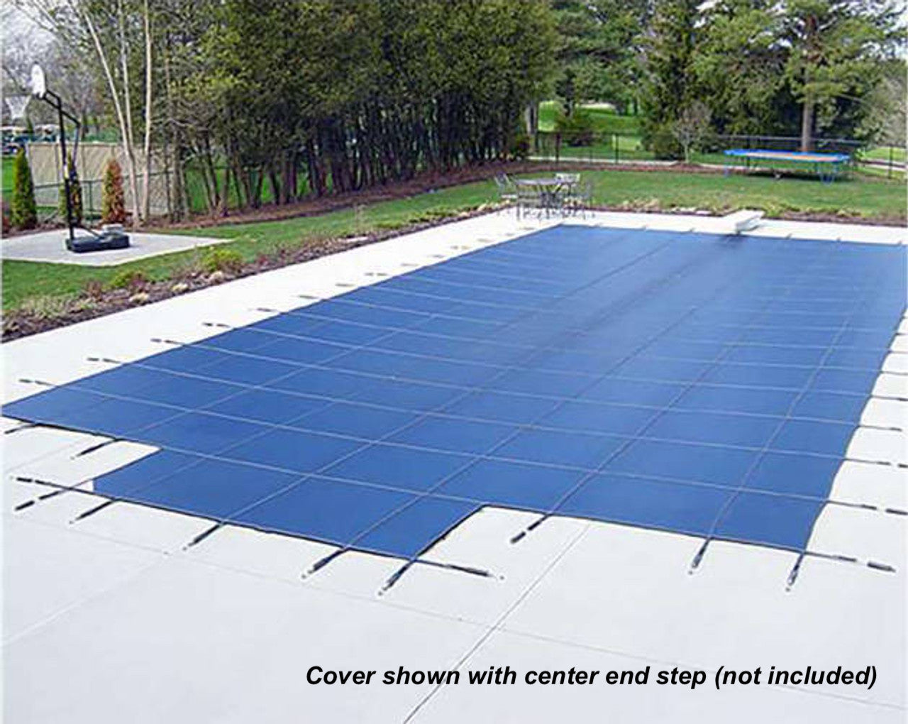 HPI 12 Year Bloc Mesh 99 Safety Cover for 12x24 ft Rectangular Pool