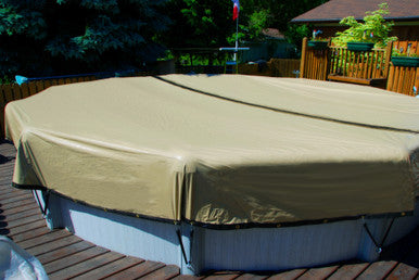 Ultimate Winter Cover by HPI for 15ft Round Pool, 10 Year Warranty
