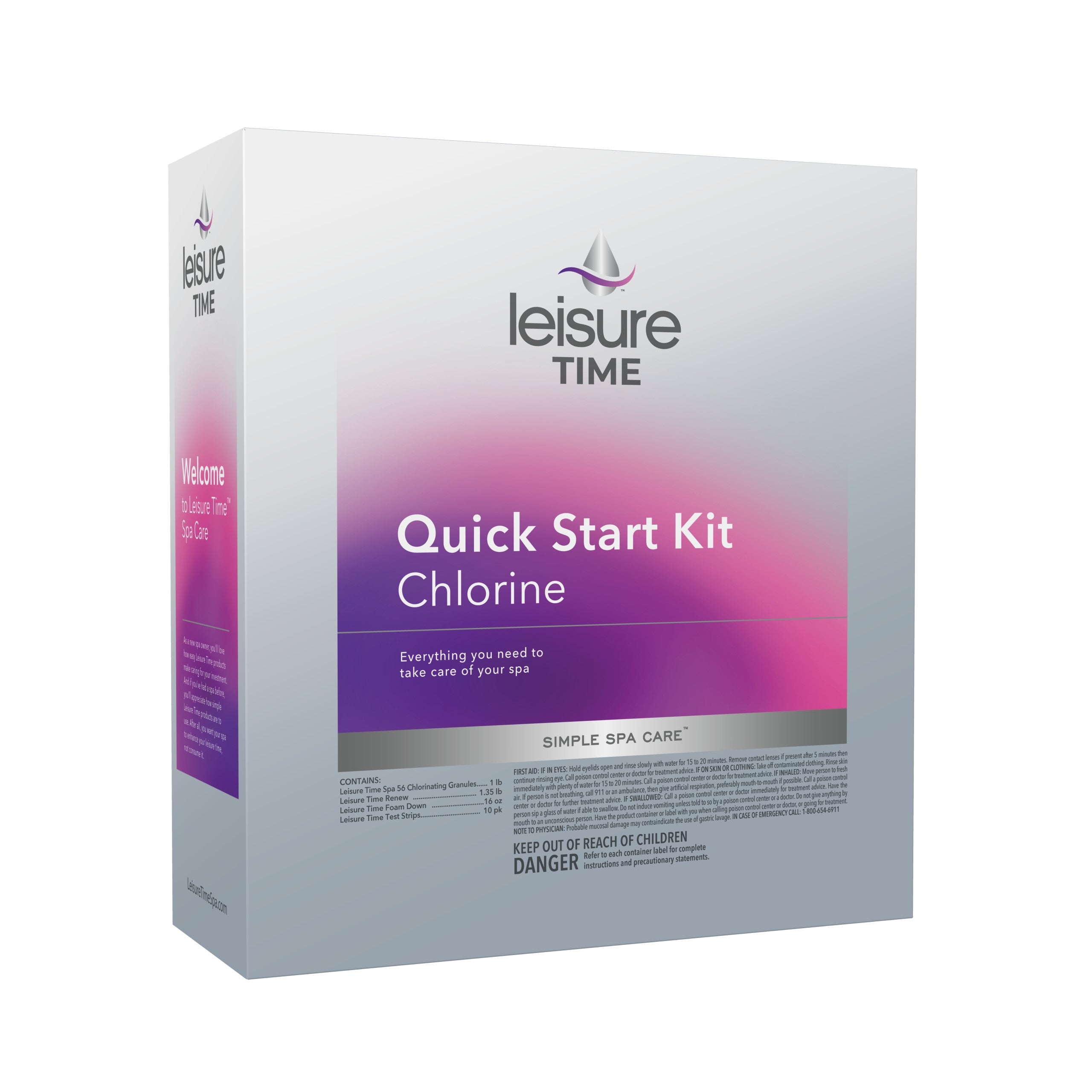 Leisure Time Chlorine Start-Up Kit for Hot Tubs