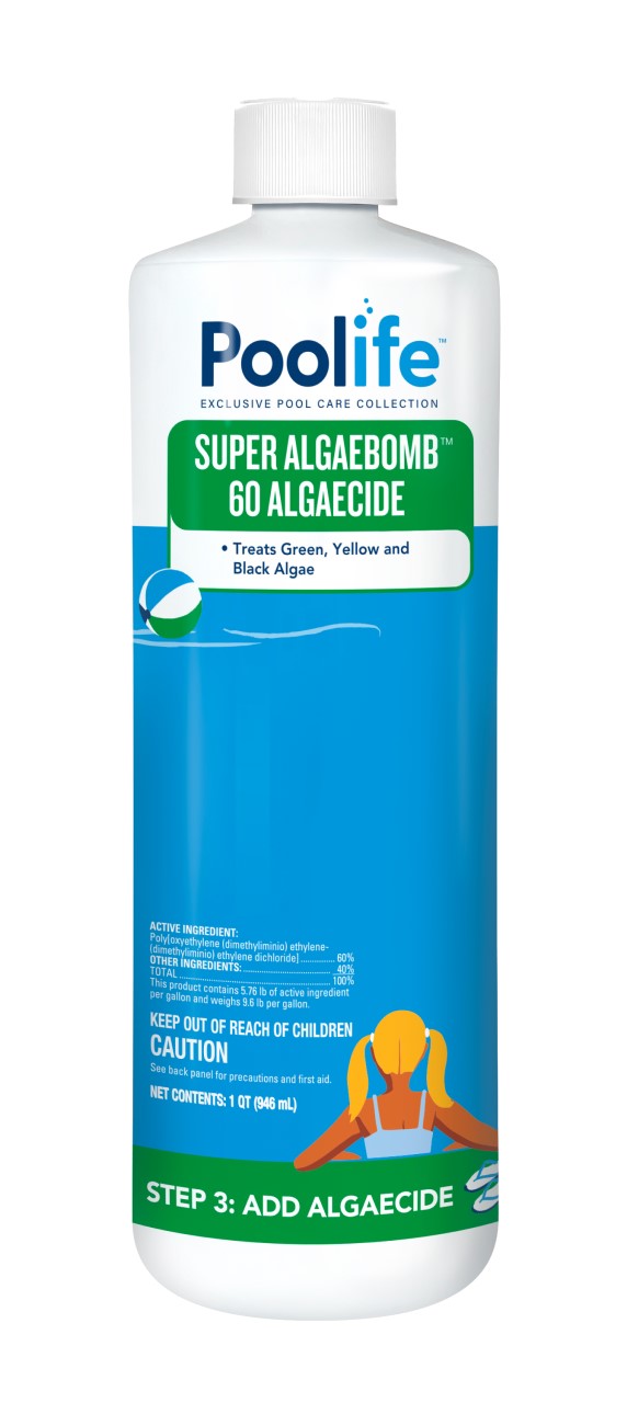 Poolife Algae Bomb 60 Algaecide - 32oz bottle