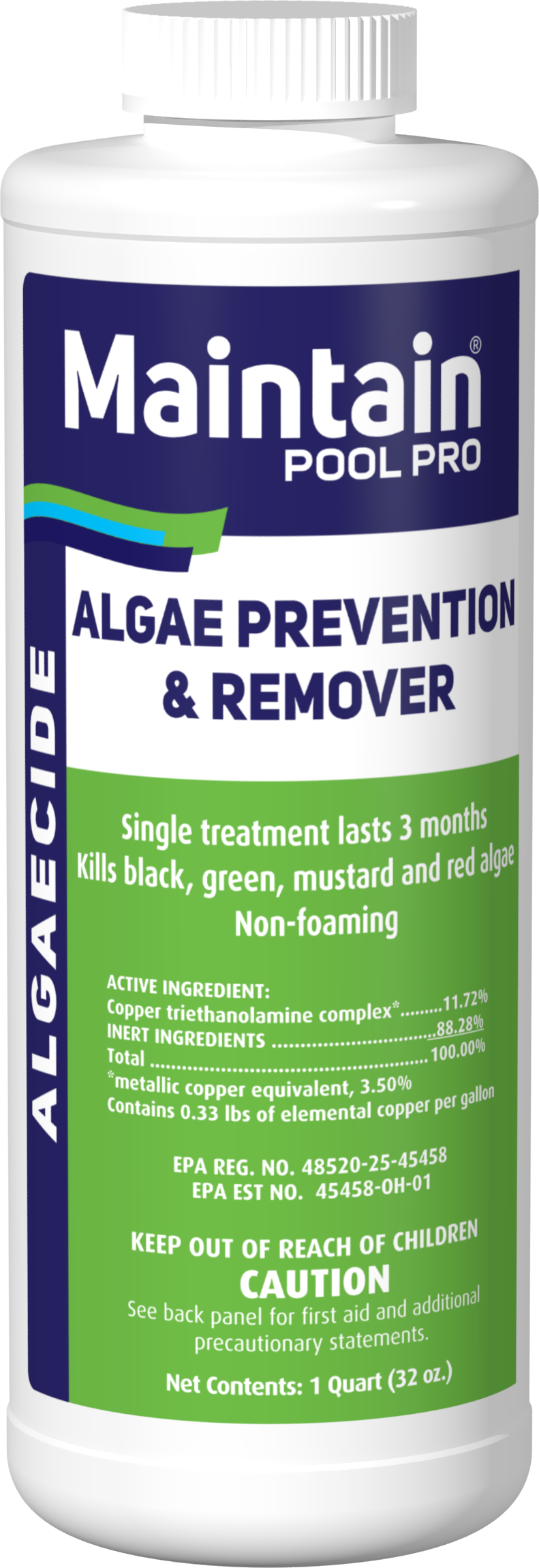 Maintain Algae Prevention & Remover 11.72% Copper Algaecide