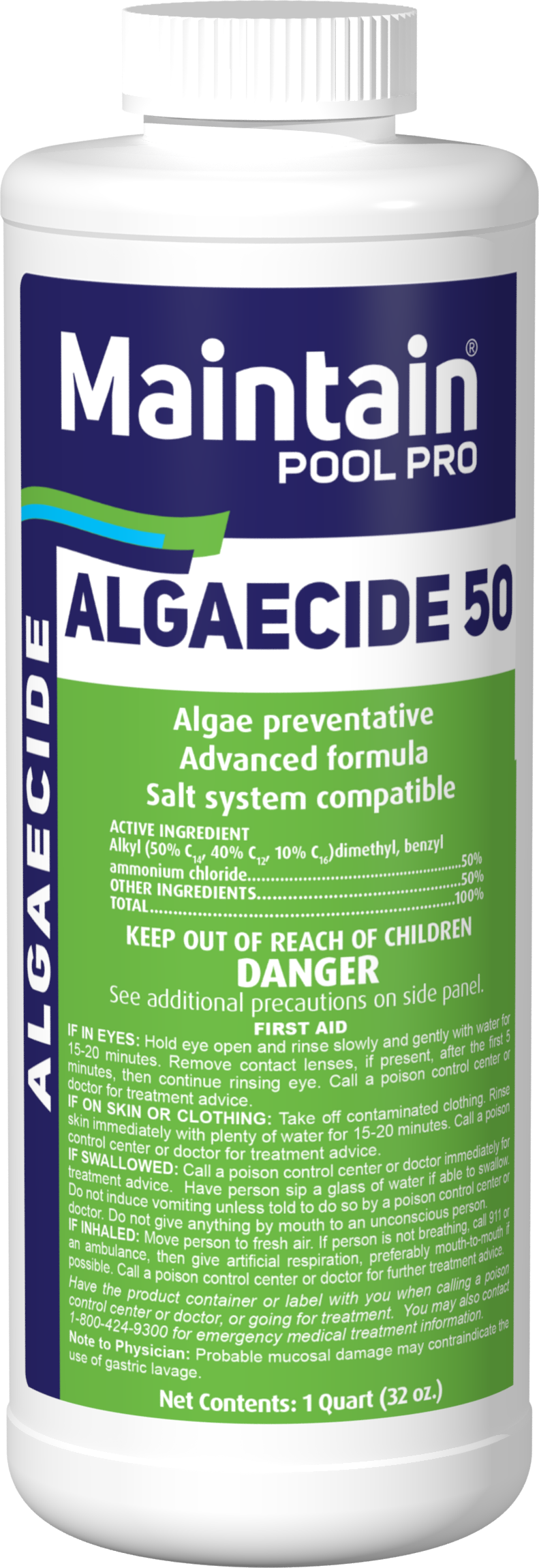 Maintain Pool Pro Algaecide 50 - 32oz