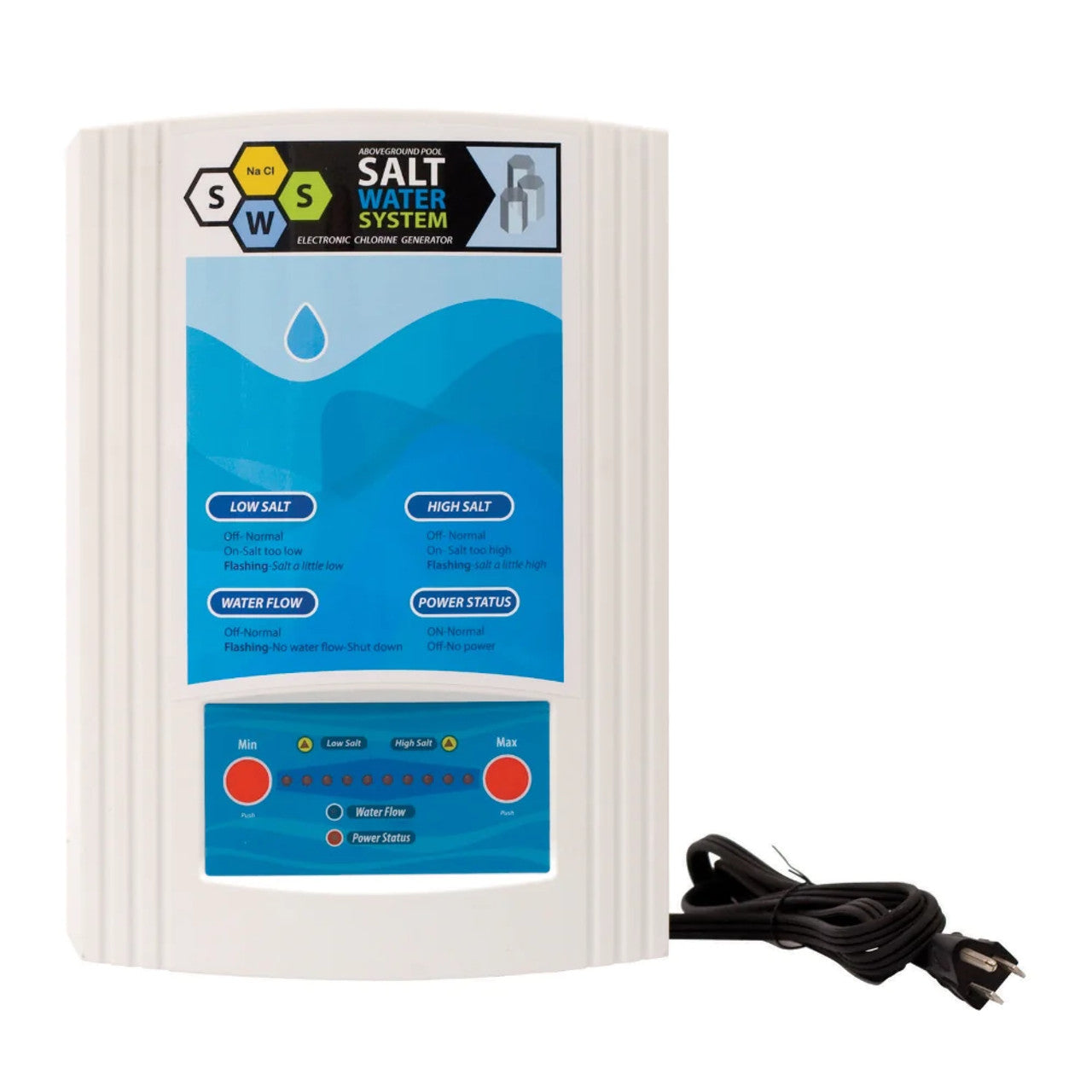 Above Ground Pool Salt System for Pools up to 10,000 Gallons