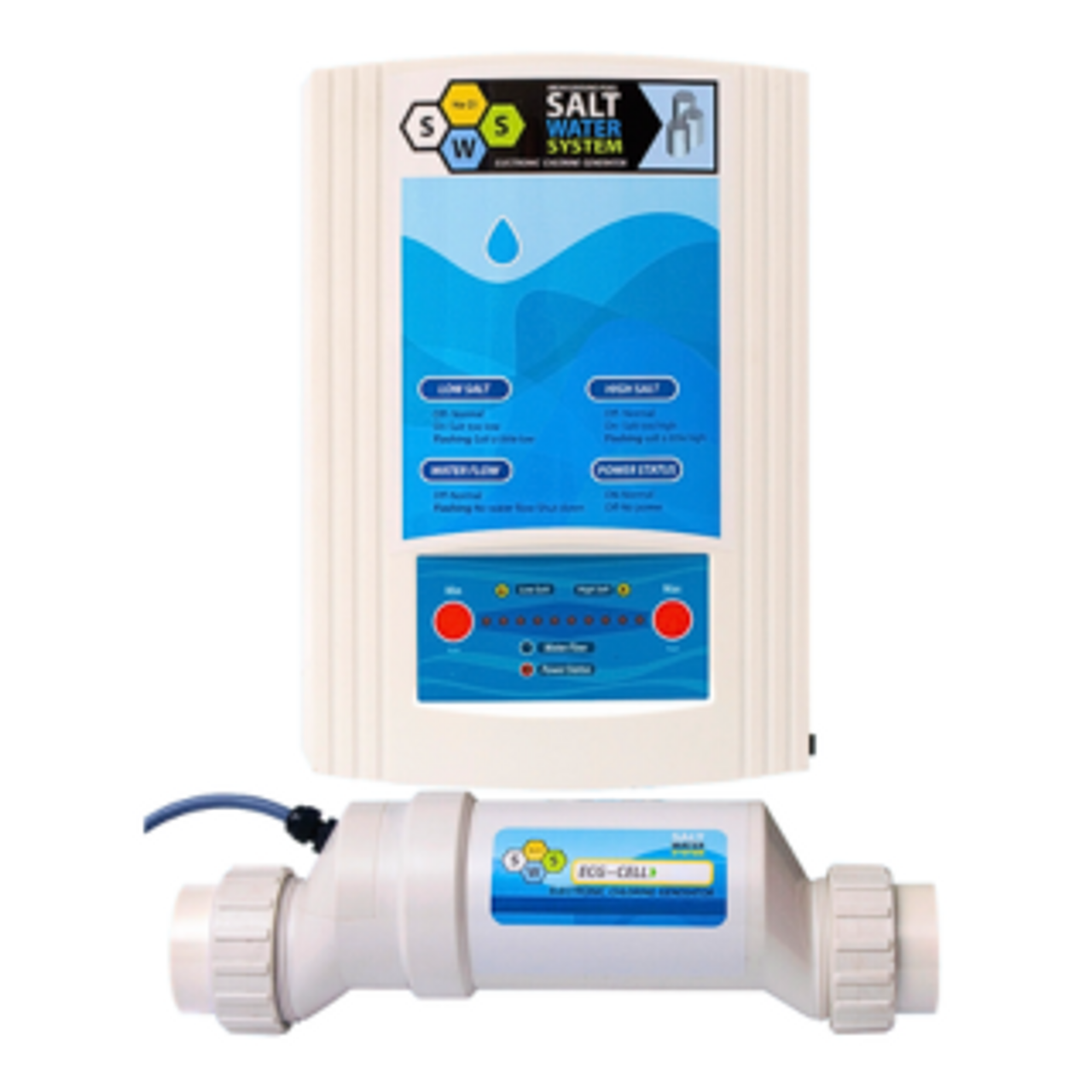Above Ground Salt Chlorine System for Pools up to 20,000 Gallons