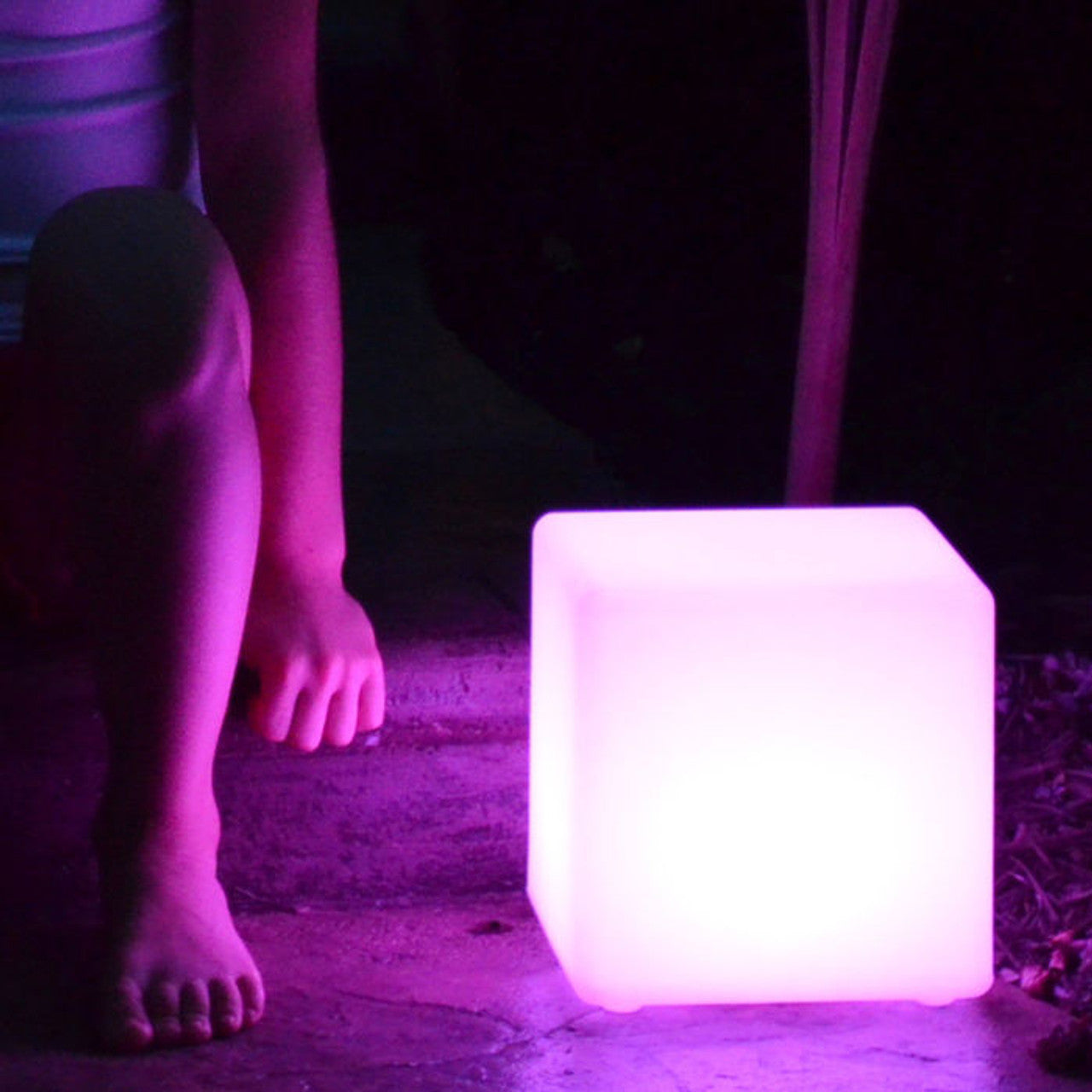 8" Cube Waterproof LED Patio Light