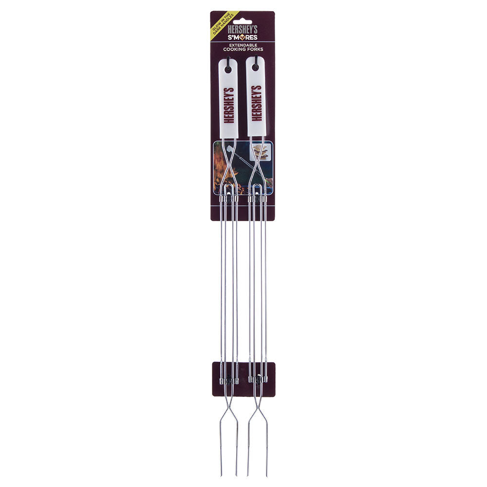 Heryshey's® S'mores Glow-in-the-Dark Extendable Cooking Forks