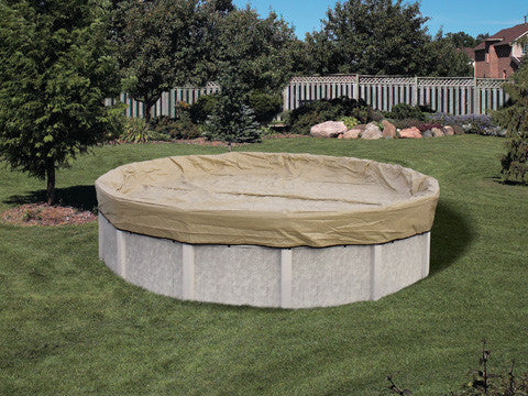 12' x 28' Oval Armor Kote Above Ground Winter Pool Cover