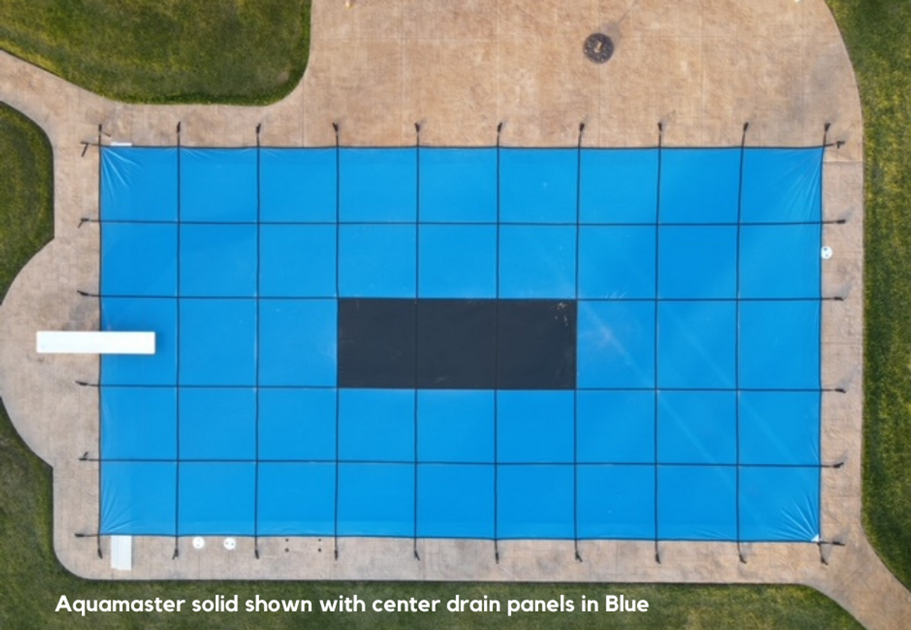 AquaMaster 100% Solid Safety Pool Cover - Click for Sizes