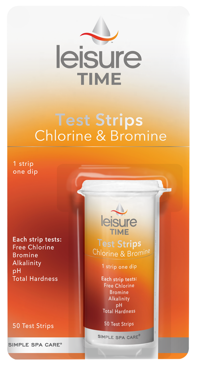 Leisure Time Test Strips Chlorine & Bromine