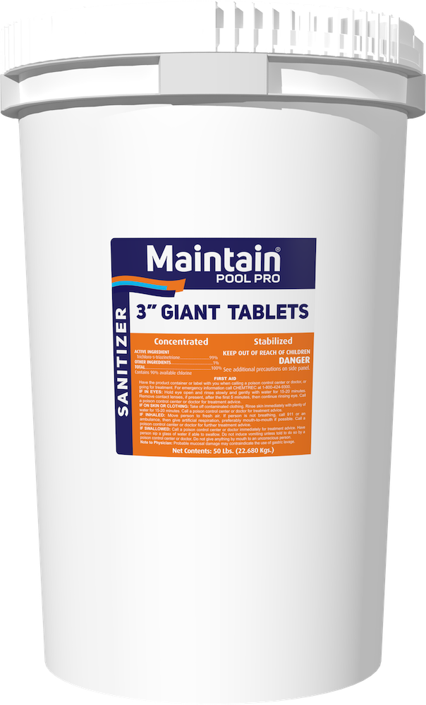 3" Stabilized Chlorine Tablets