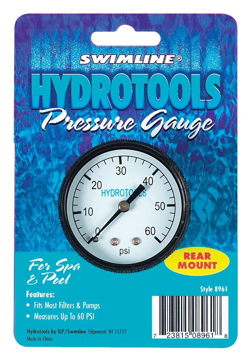 Swimline Pool Filter Pressure Gauge 0-60 psi