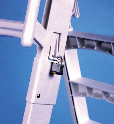 Slide and Lock A Frame Pool Ladder by Vinyl Works