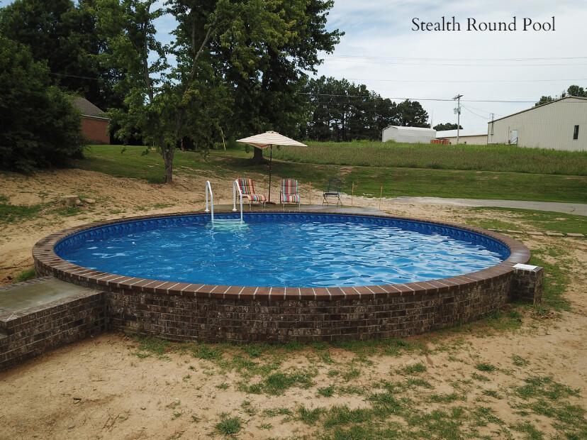 Stealth Semi-Inground Pool