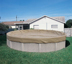 16' x 28' Oval Armor Kote Winter Pool Cover Made In America 20 Year Warranty