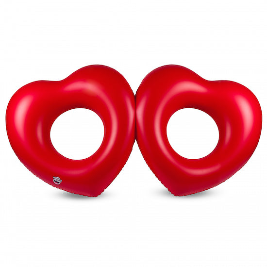 Big Mouth Giant Double Heart Pool Float
