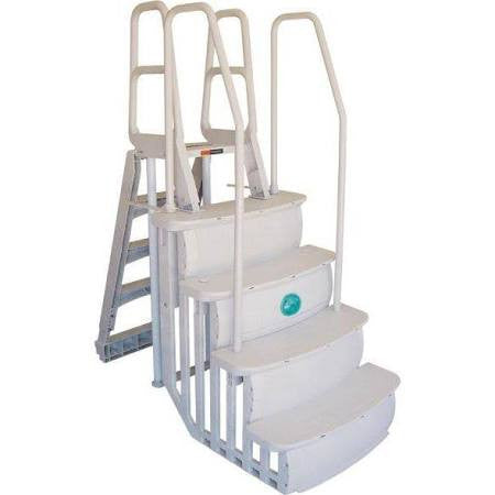 36" Easy Entry Step System w/ outside ladder