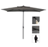 10' x 6' Steel Market Umbrella