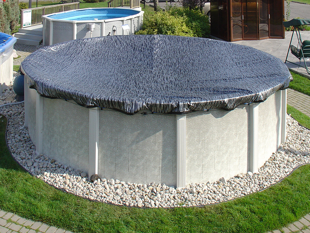 18'x33' Oval Enviro Mesh Above Ground Winter Pool Cover