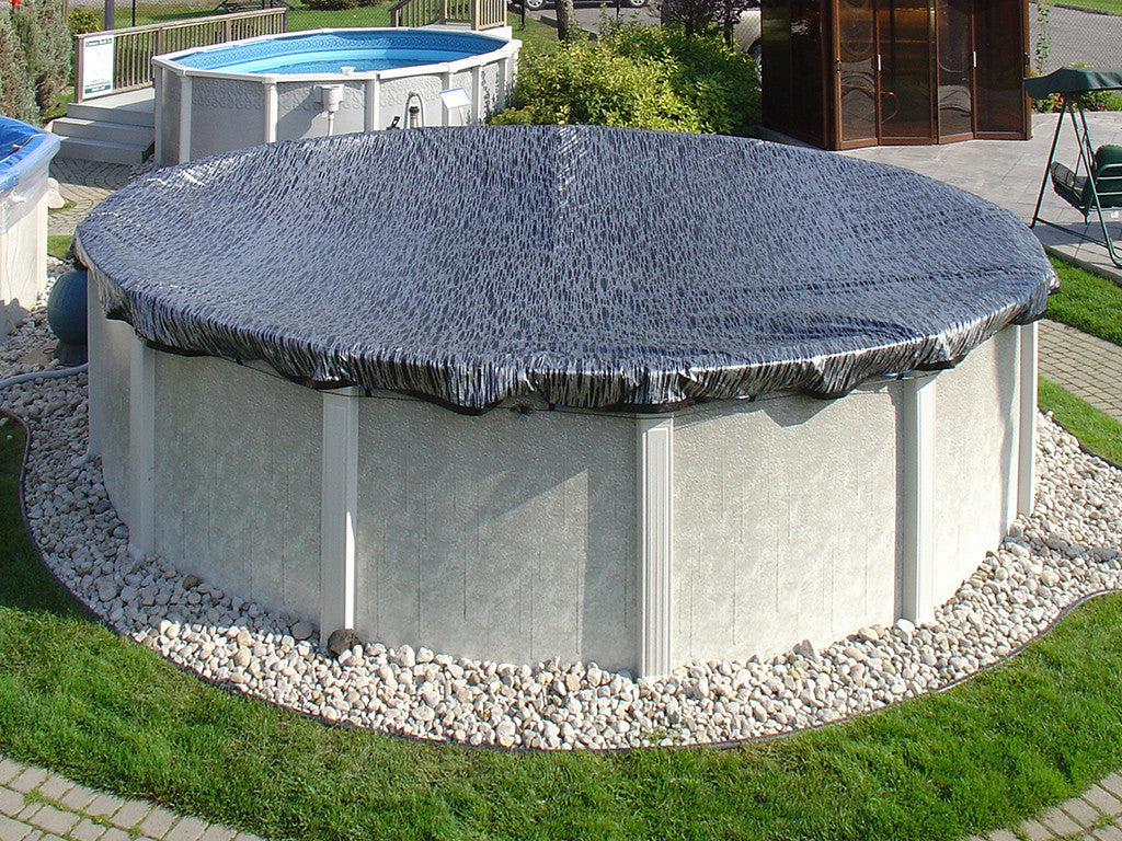 16'x40' Oval Enviro Mesh Above Ground Winter Pool Cover