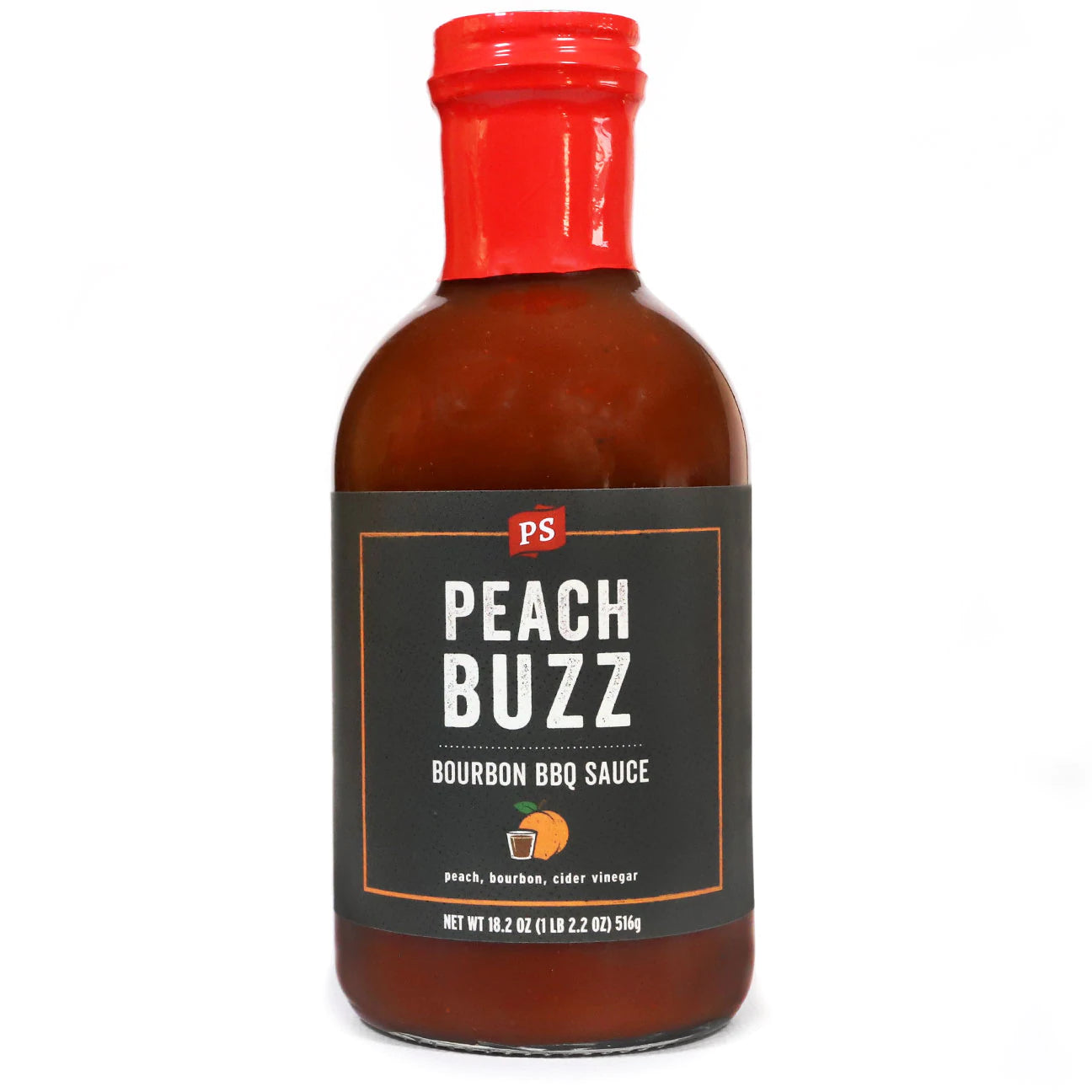Peach Buzz Hickory Whiskey BBQ Sauce