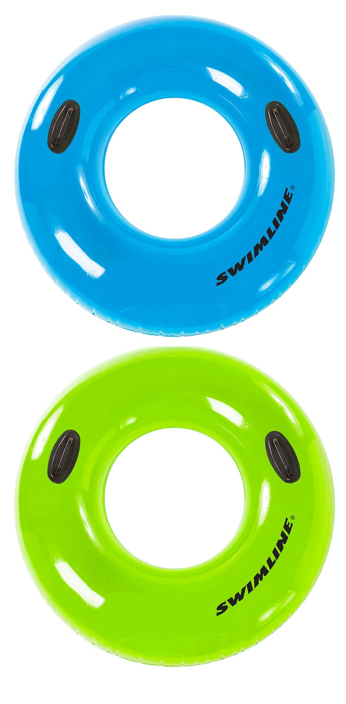 Reflective Sun Tanner Water park Style Tube with Handles by Swimline